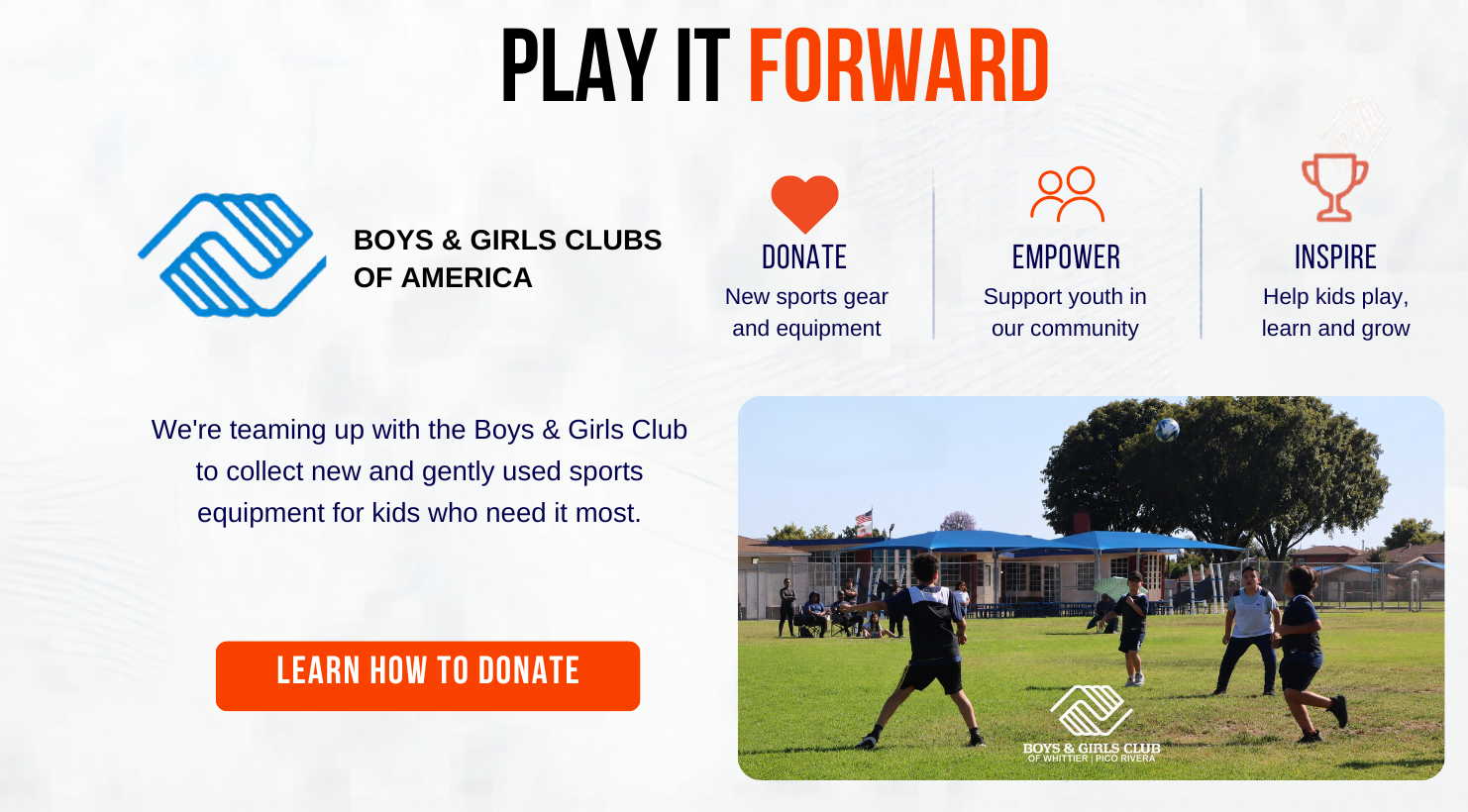 Boys & Girls Sports Drive