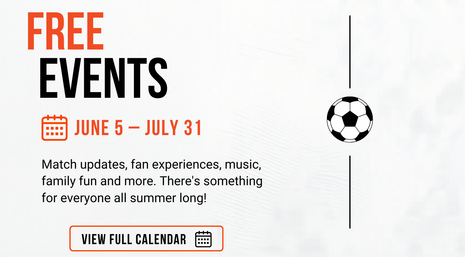 Soccer Events Schedule